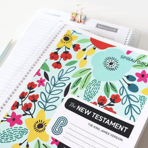 Spiral Bible™ - KJV - New Testament - Field of Flowers